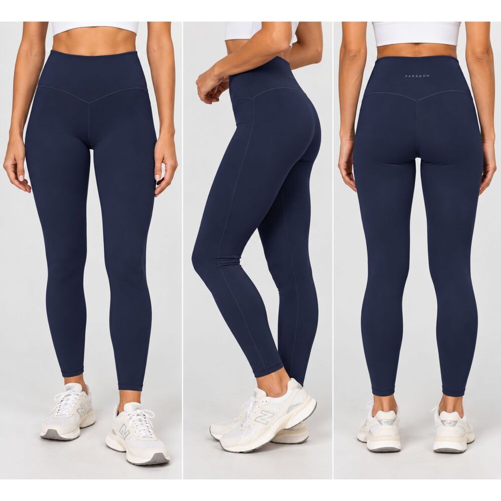 Paragon Reluna Original Sculptseam High Rise Leggings Ink Blue Size Small